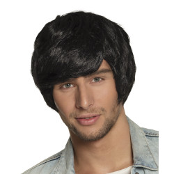 Paruka pánská černá krátká